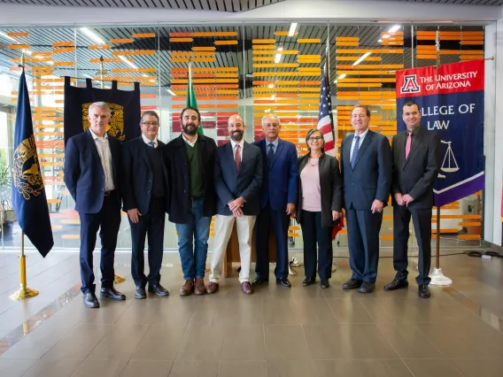 Group photo of inauguration of Mexican Constitutional Law Diploma Program