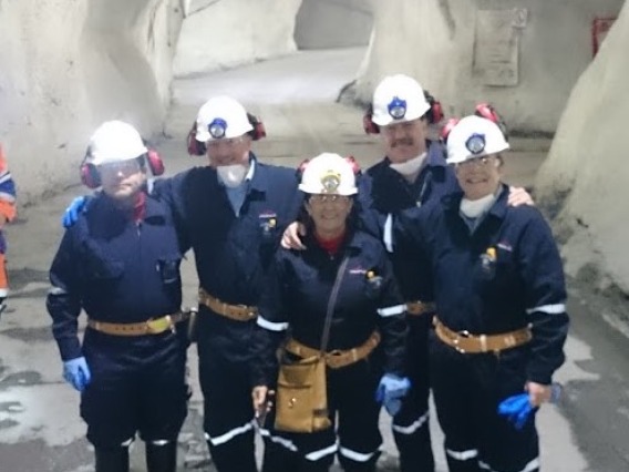 UArizona faculty visiting Fresnillo's Saucito mine in Zacatecas