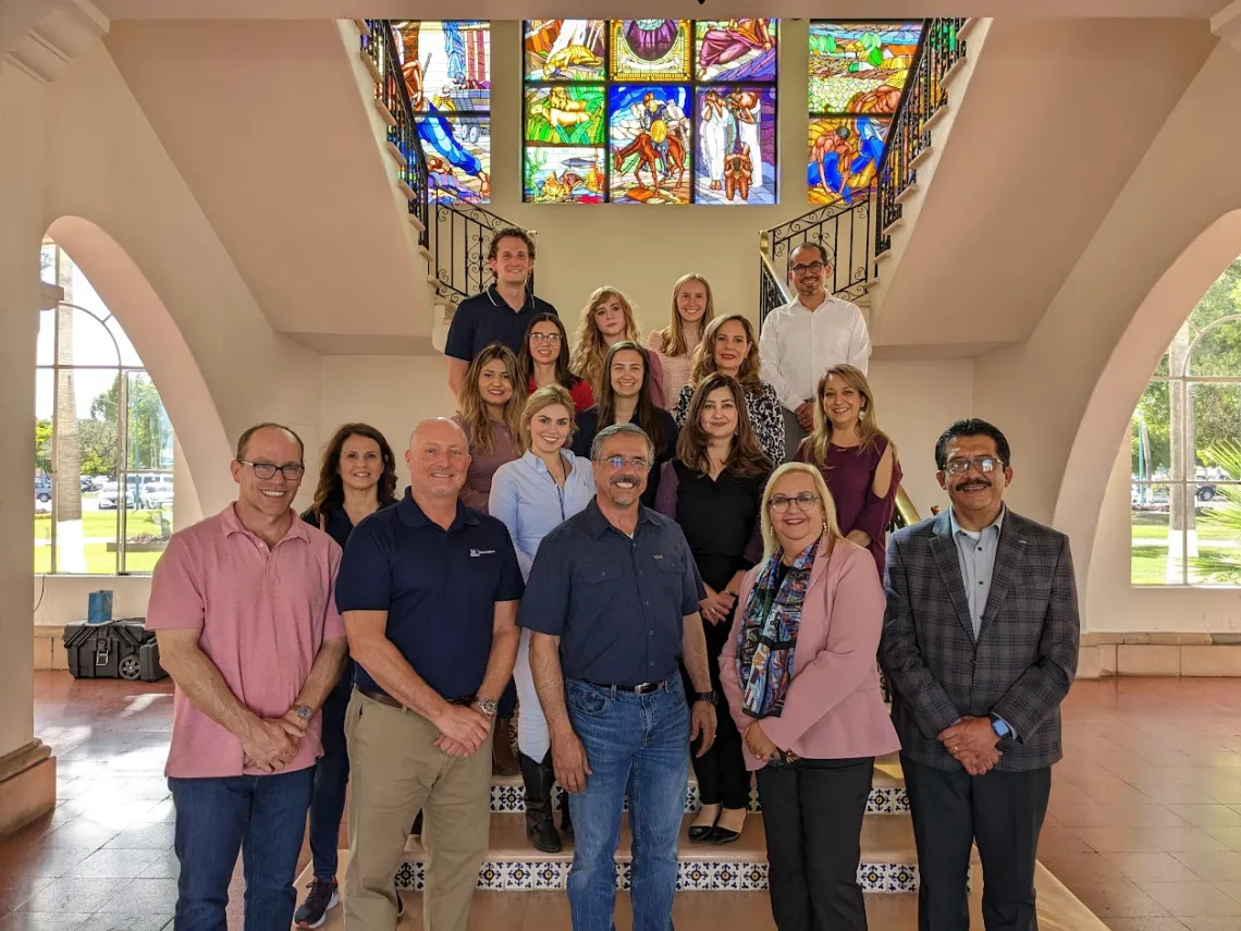 CALS Study Abroad group at the University of Sonora