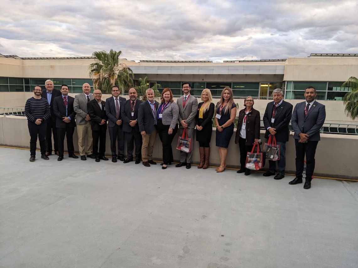 Group photo of Eller McGuire Entrepreneurship program with US Consulate in Nogales