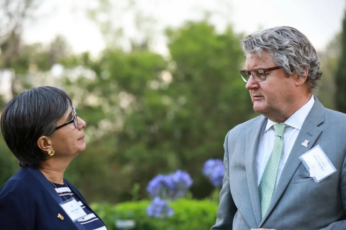 Dean JP Jones and Director of UNAM Tucson, Dr. Elena Centeno