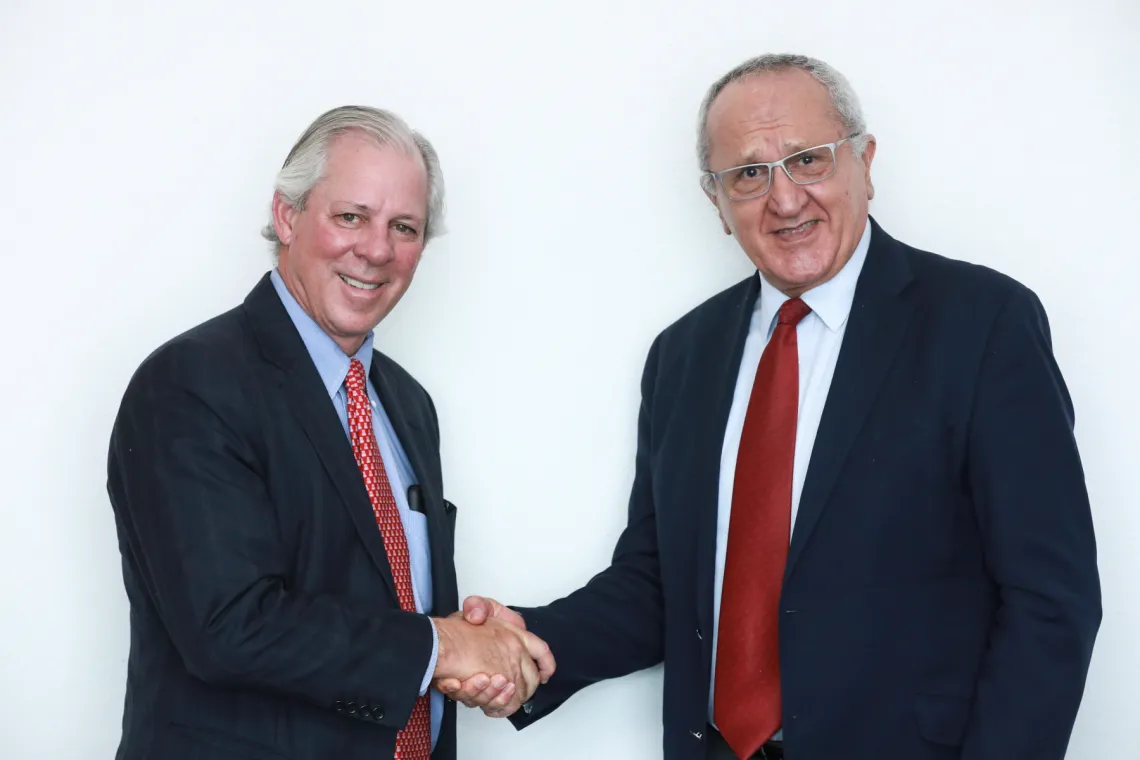 President Robbins and Former Undersecretary for North American Affairs, Jesus Seade