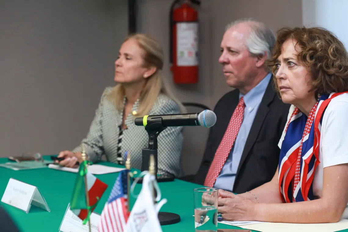 President Robbins with Dr. Rosaura Ruiz, CDMX