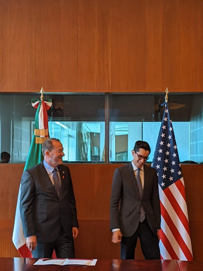 Dean Miller with Director Velasco